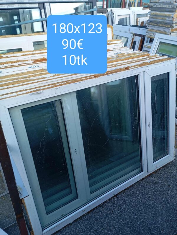 Pvc aken 180x123