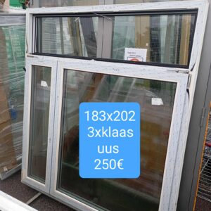Pvc aken 183x202
