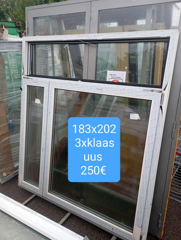 Pvc aken 183x202