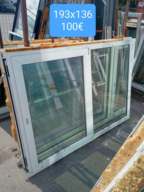 Pvc aken 193x136
