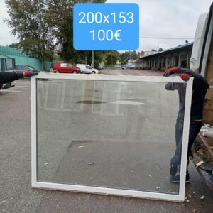 Pvc aken 200x153