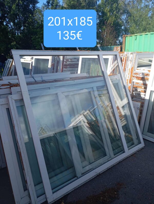 Pvc aken 201x185