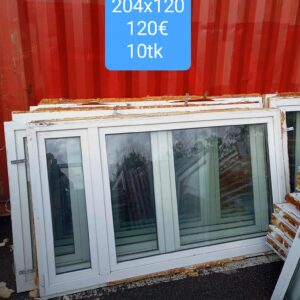 Pvc aken 204x120
