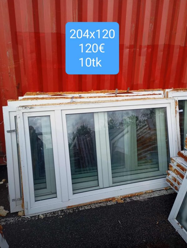 Pvc aken 204x120