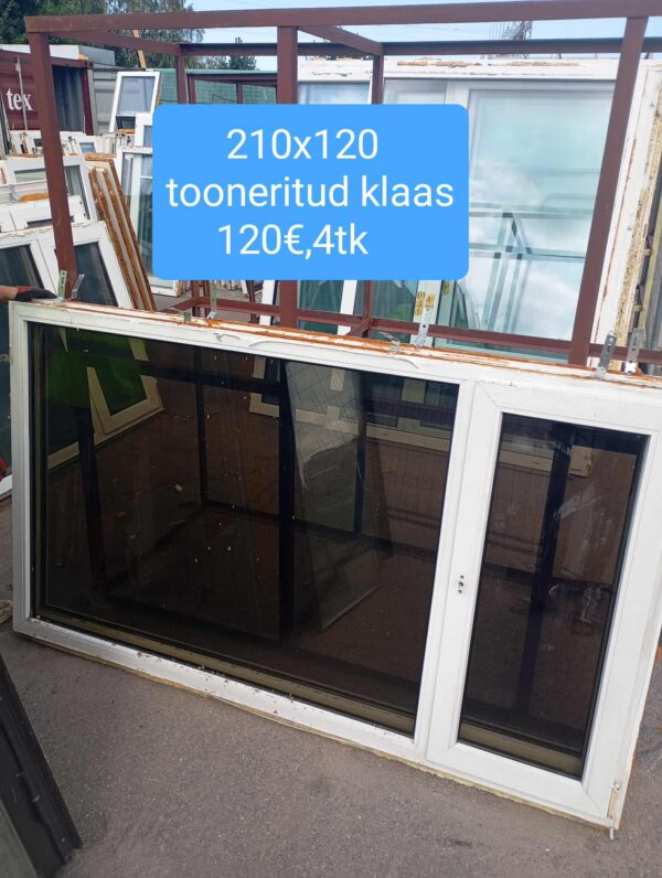 Pvc aken 210x120