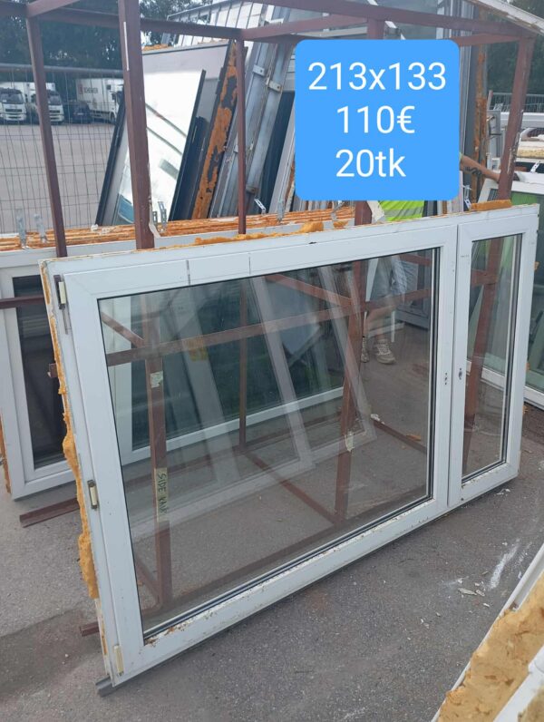 Pvc aken 213x133