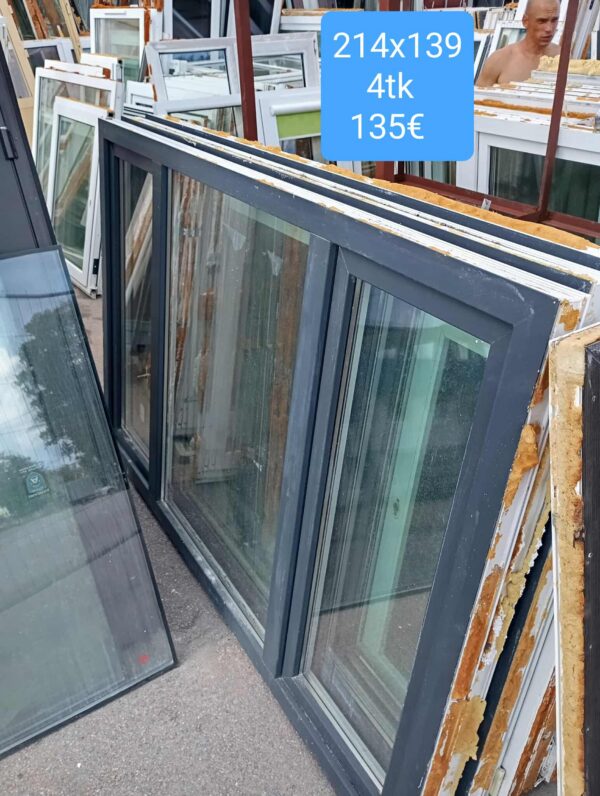 Pvc aken 214x139