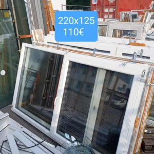 Pvc aken 220x125