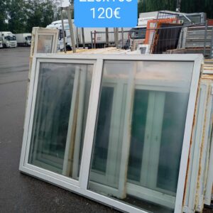 Pvc aken 220x163