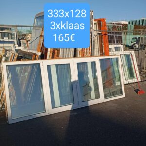 Pvc aken 333x128