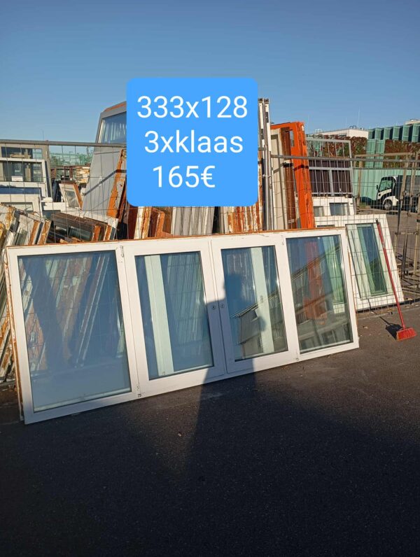 Pvc aken 333x128