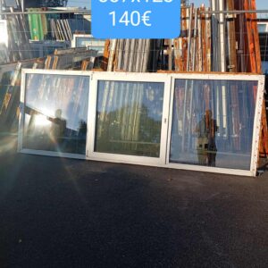 Pvc aken 337x128