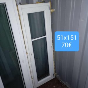 Pvc aken 51x151