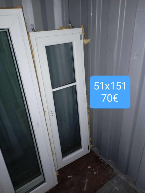 Pvc aken 51x151