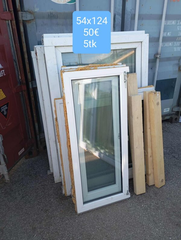 Pvc aken 54x124