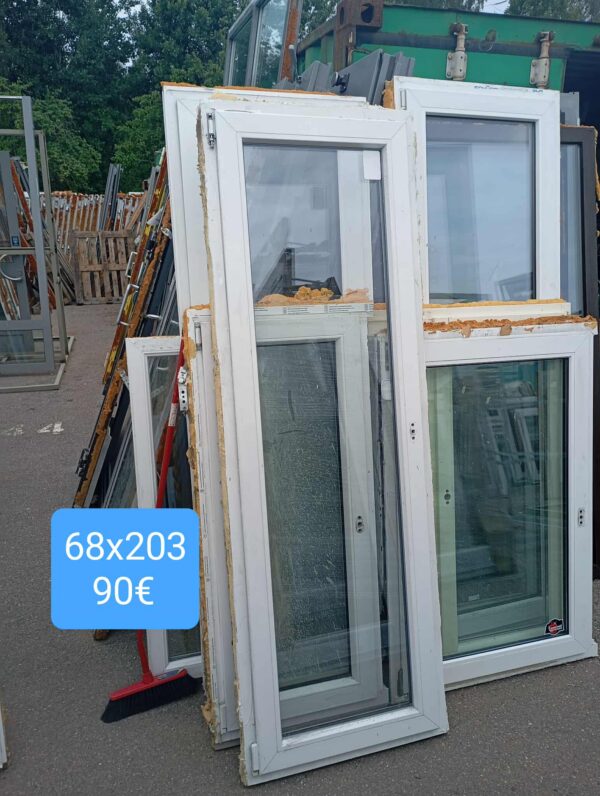 Pvc aken 68x203