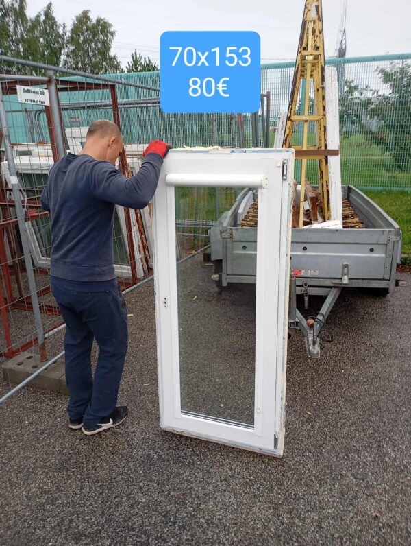 Pvc aken 70x153
