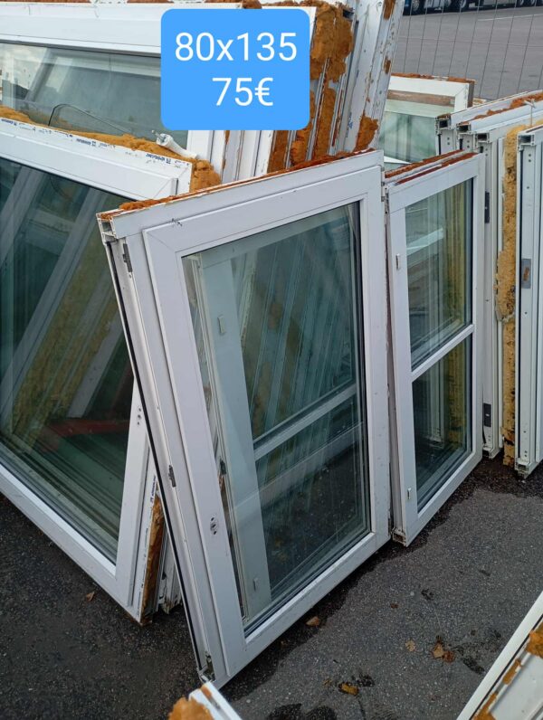 Pvc aken 80x135