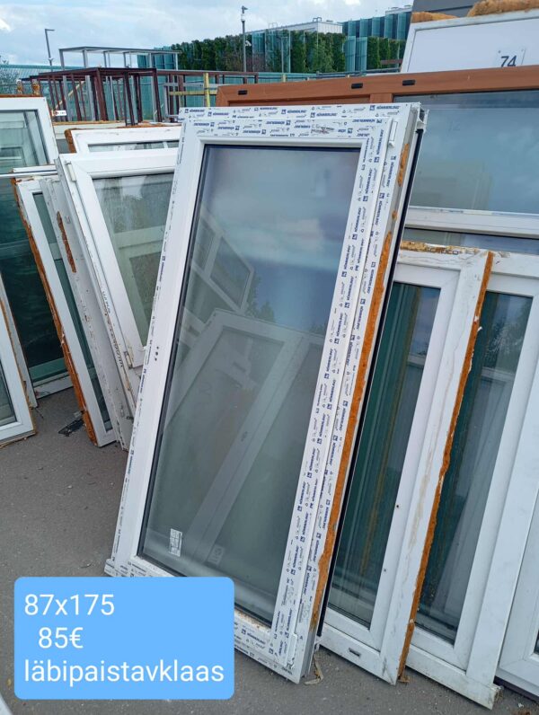 Pvc aken 87x175