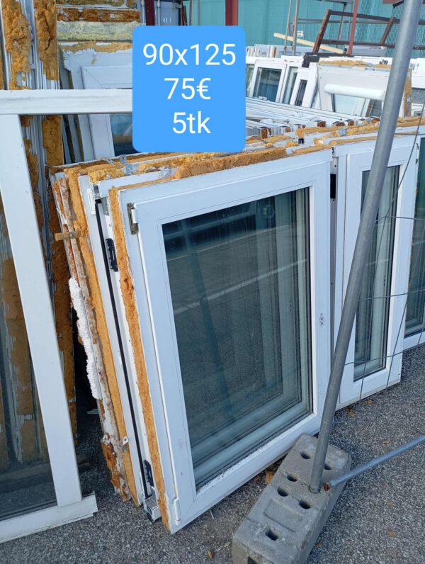 Pvc aken 90x125