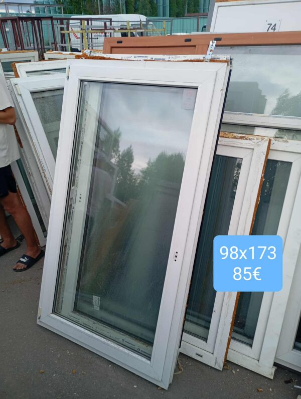 Pvc aken 98x173