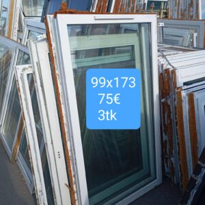 Pvc aken 99x173